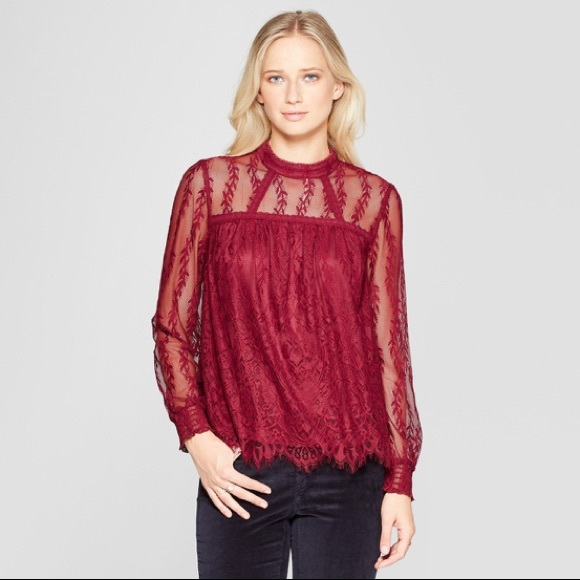 Cream lace blouse - Picture 3 of 4